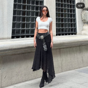 ASİMETRİK DANTEL ETEK