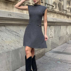 SELANİK TRİKO ELBİSE