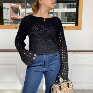 KOLLARI FİLELİ TRİKO