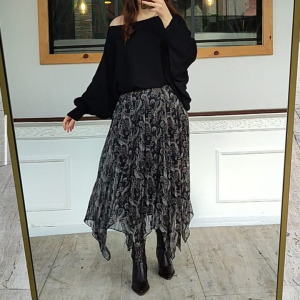 ŞAL DESEN ŞİFON ETEK